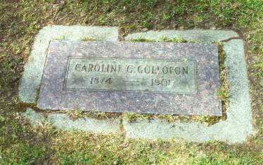 Caroline headstone